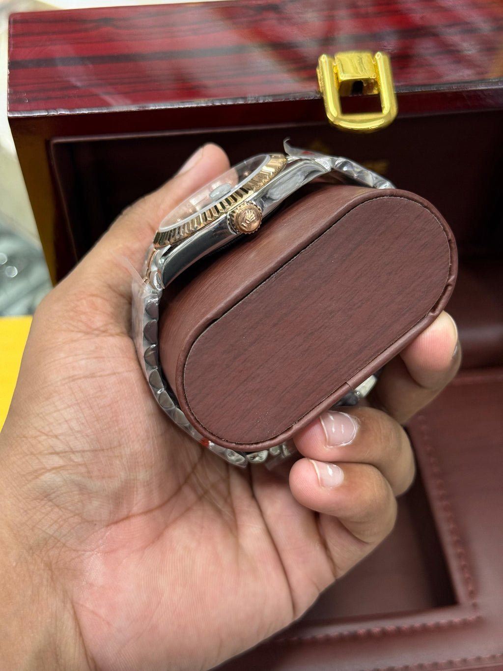 Premium Datejust | 36mm | Rose Two Tone | Brown Dial