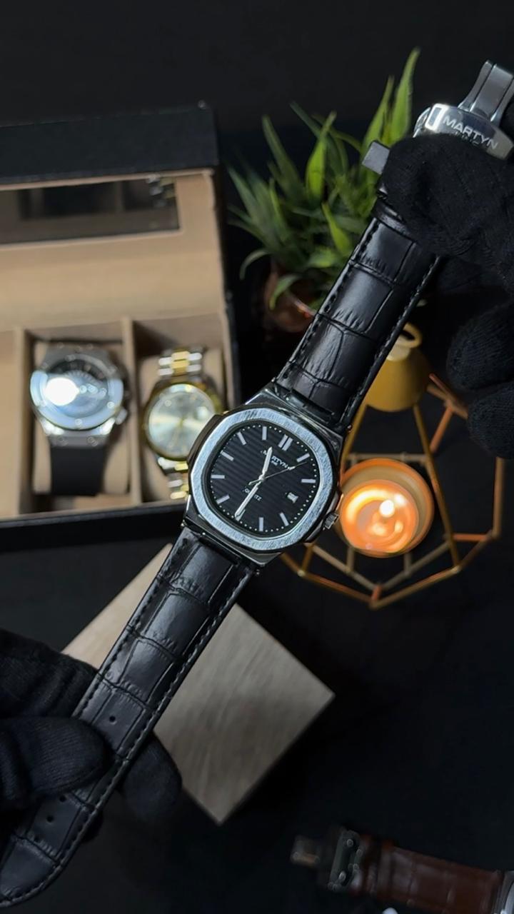 Premium MARTYN Master Lock Edition - Metal Body - High Grade Leather straps