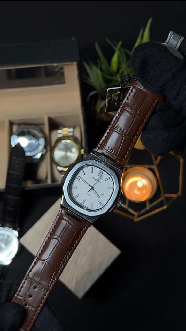 Premium MARTYN Master Lock Edition - Metal Body - High Grade Leather straps